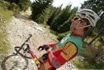 Foto auf Europameister Alban Lakata und Local Heroe Richard Zinthauer testen die WM-Strecke von 2009!   