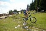 Foto auf Europameister Alban Lakata und Local Heroe Richard Zinthauer testen die WM-Strecke von 2009!   