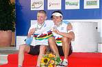 Die Weltmeister Roel Paulissen und Sabine Spitz<br>Foto: Lars Eberhart, nyx.at