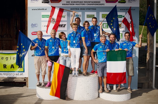 UEC Mountainbike Marathon Masters European Champions Graz/Stattegg 2011  by grubernd