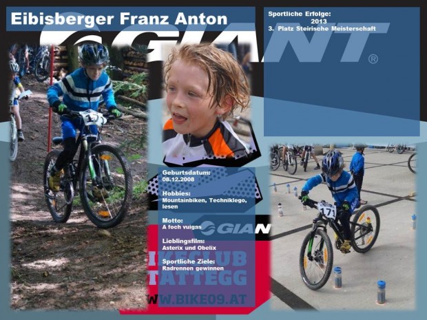 Foto auf Präsentation der GIANT Stattegg Race-Kids 2014/15 (Seite befindet sich seit damals im Ruhemodus, eine Aktualisierung wird aber noch in diesem Jahrtausend erwogen!! )