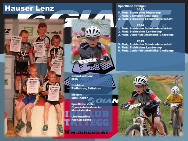 Foto auf Präsentation der GIANT Stattegg Race-Kids 2014/15 (Seite befindet sich seit damals im Ruhemodus, eine Aktualisierung wird aber noch in diesem Jahrtausend erwogen!! )