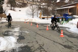 Foto auf Eisbären beim DoKi-BikeTraining