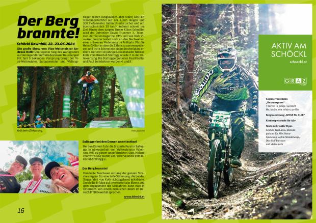 Foto auf Programmheft 24